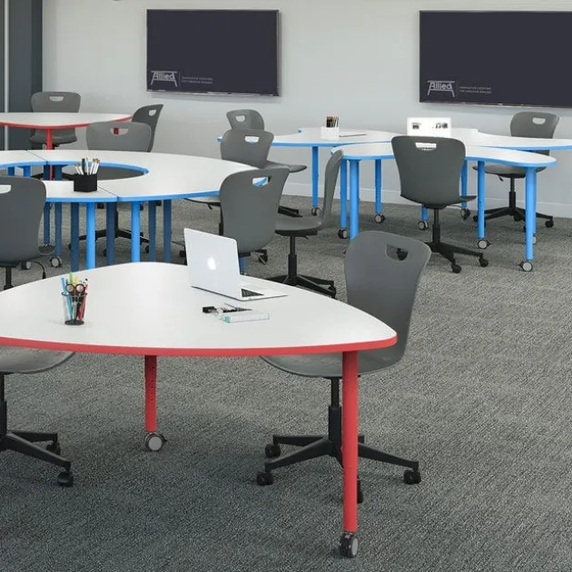 Velocity Height Adjustable Dry Erase Activity Tables
