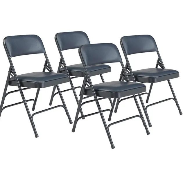 Vinyl Folding Chair Triple Braced Model 1300