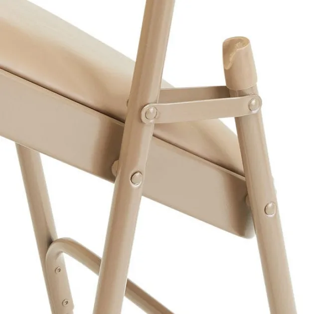 Vinyl Padded Folding Chairs Model 1200 (4 Pack)