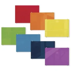 Visionary Colored Magnetic Glass Boards