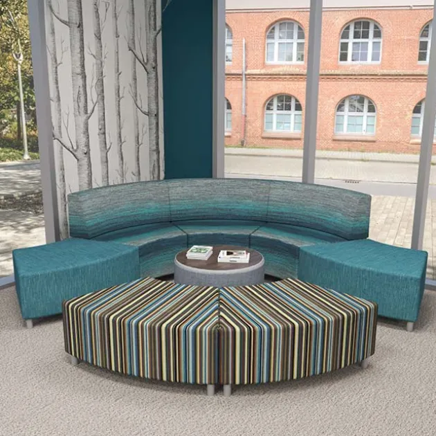 Wedge 8-Piece Modular Soft Seating Package