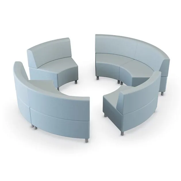 Wedge 6-Piece Modular Soft Seating Package