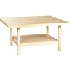 Wooden Four Station Student Workbench Tables