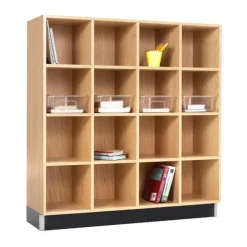 Wood Storage Cubbies